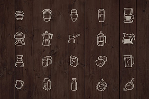 Coffee House - Hand Drawn Icons