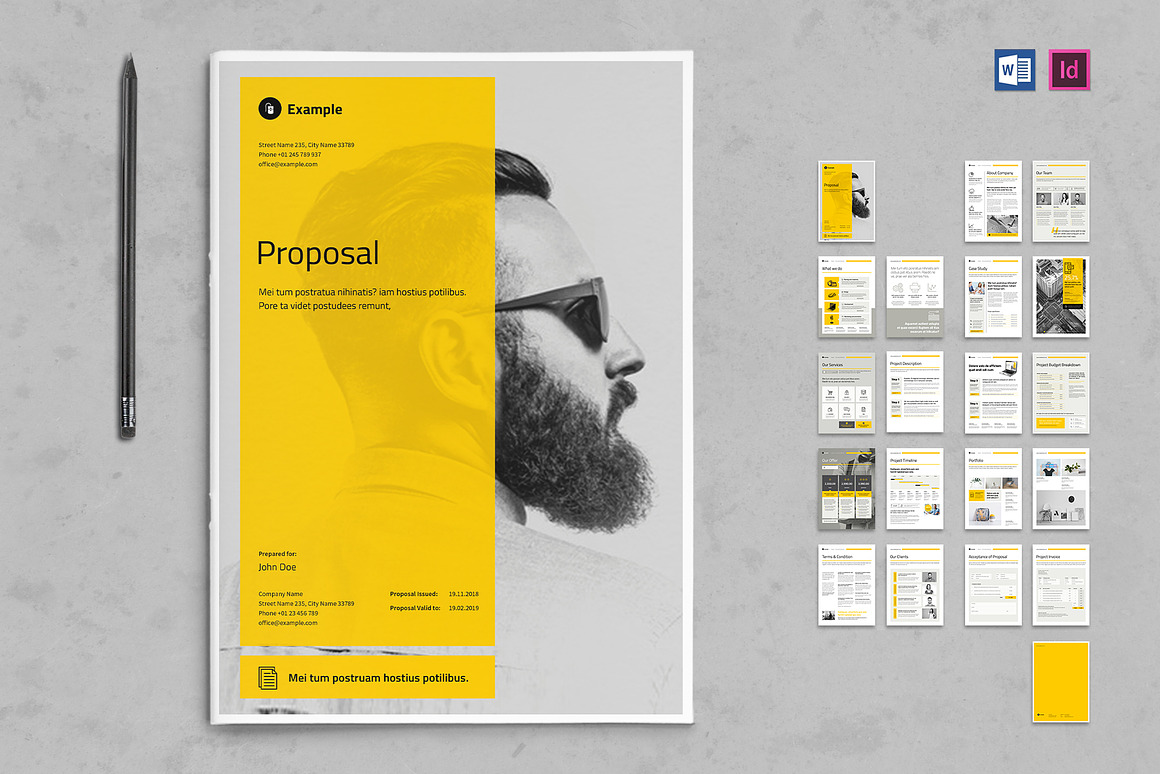Proposal Bundle | 12 Items Vol. 2, a Brochure Template by TypoEdition (Photo 2 of 25)
