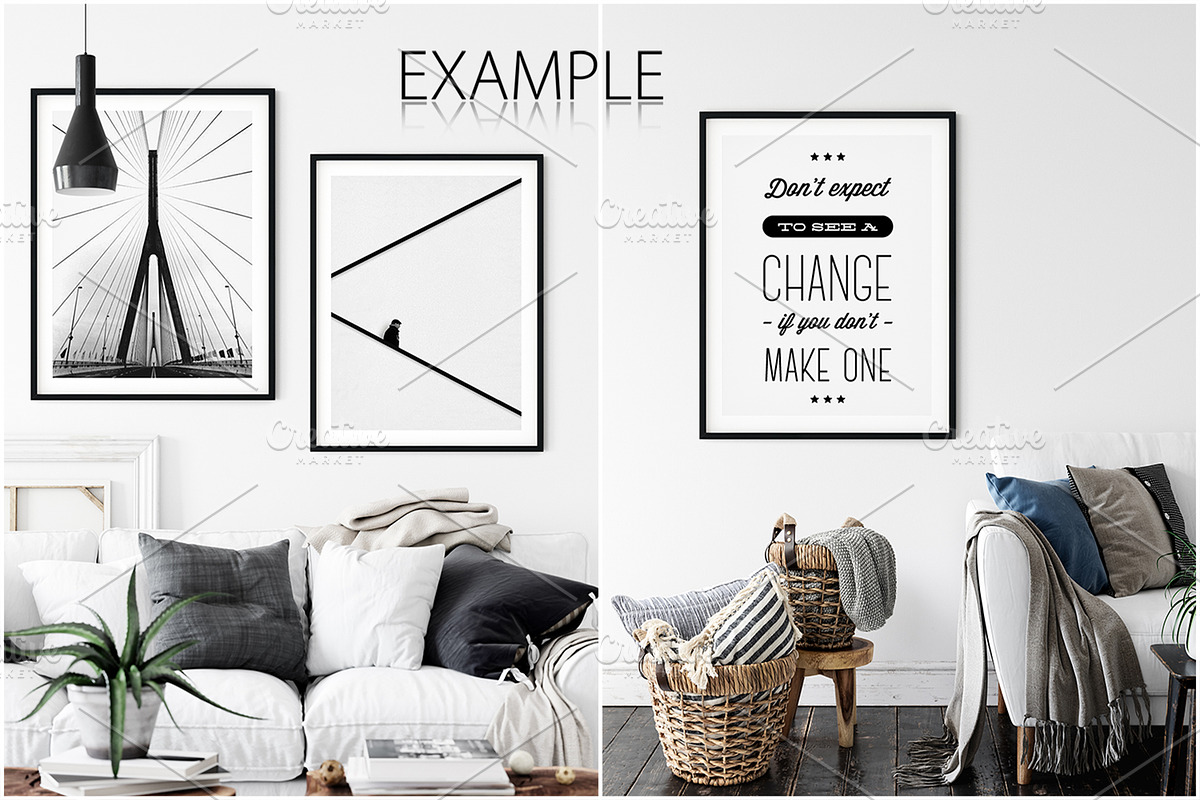 Frames & Walls Scandinavian Bundle-3, a Print Template by Yuri-U (Photo 9 of 42)