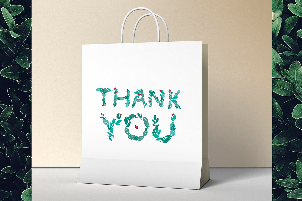 Natural Font - Vector alphabet, a Symbol Font by Fli Store (Photo 8 of 8)