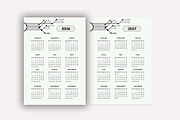 Calendar Template 2024-2030, a Stationery Template by Design Zone (Thumbnail 3 of 5)