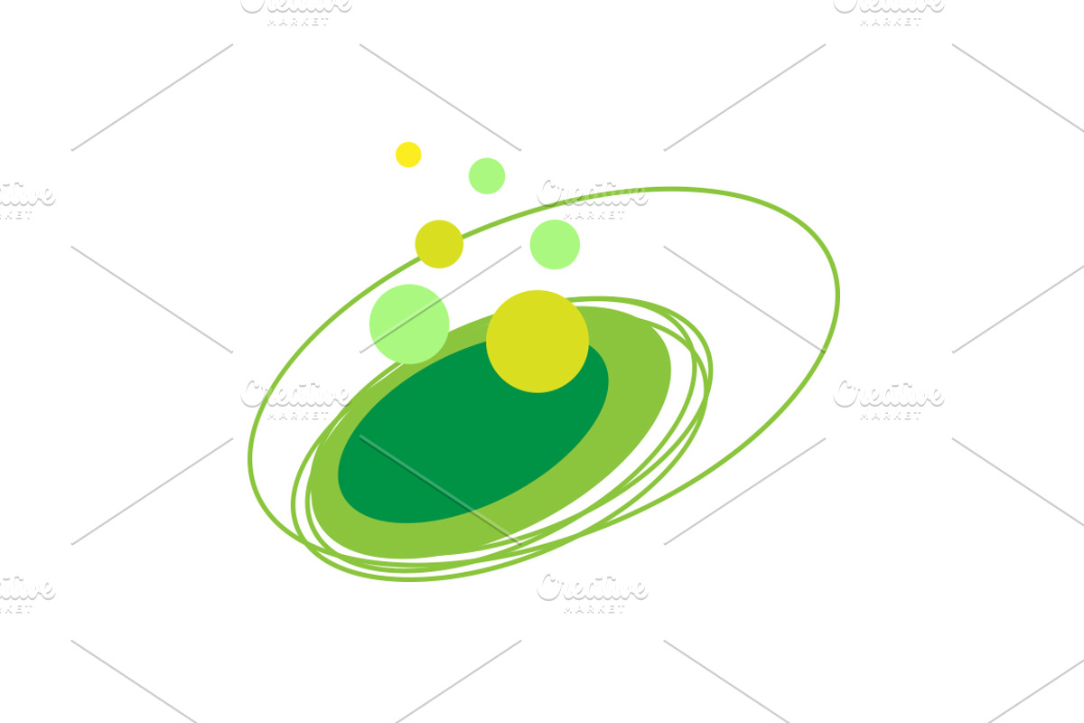 Circular abstract logo element, a Branding & Logo Template by Super Accurate
