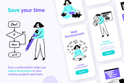 Web Development Concept Set Vector, an Object Graphic by 35lab (Thumbnail 4 of 6)