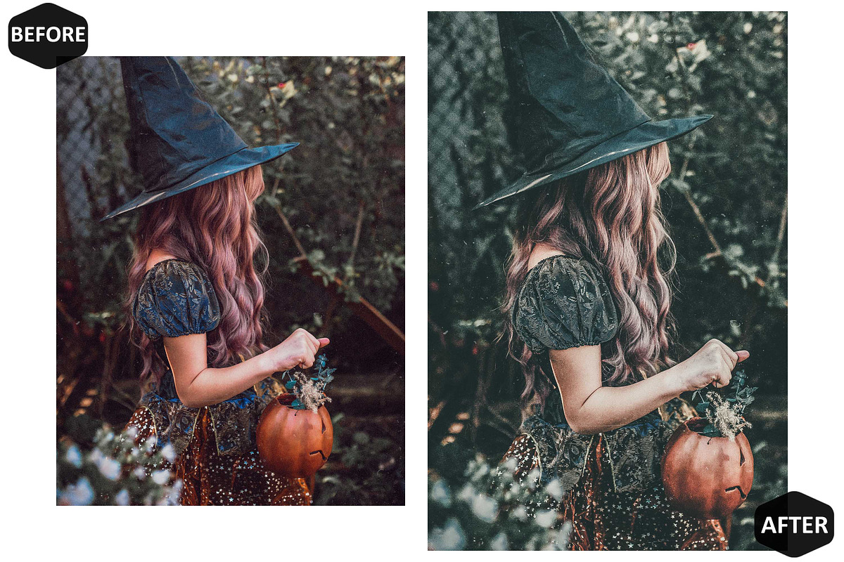 12 Sweet And Scary Lightroom Presets, a Preset Add-On by Hue Palettte Studio (Photo 3 of 9)