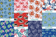 SEA MONSTERS, a Pattern Graphic by MSNTY STUDIOX (Thumbnail 5 of 30)