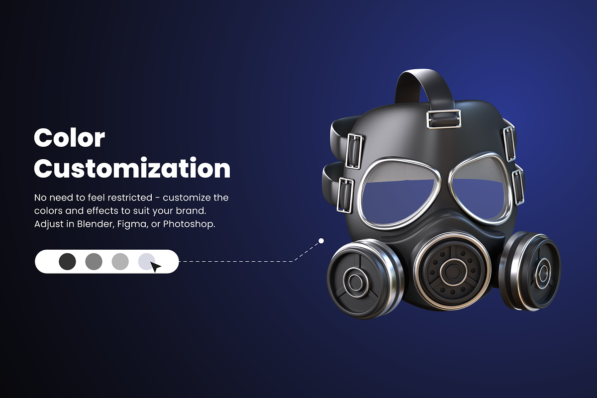 3D Safety Icons, an Object 3D Model by Flat Icons (Photo 6 of 8)