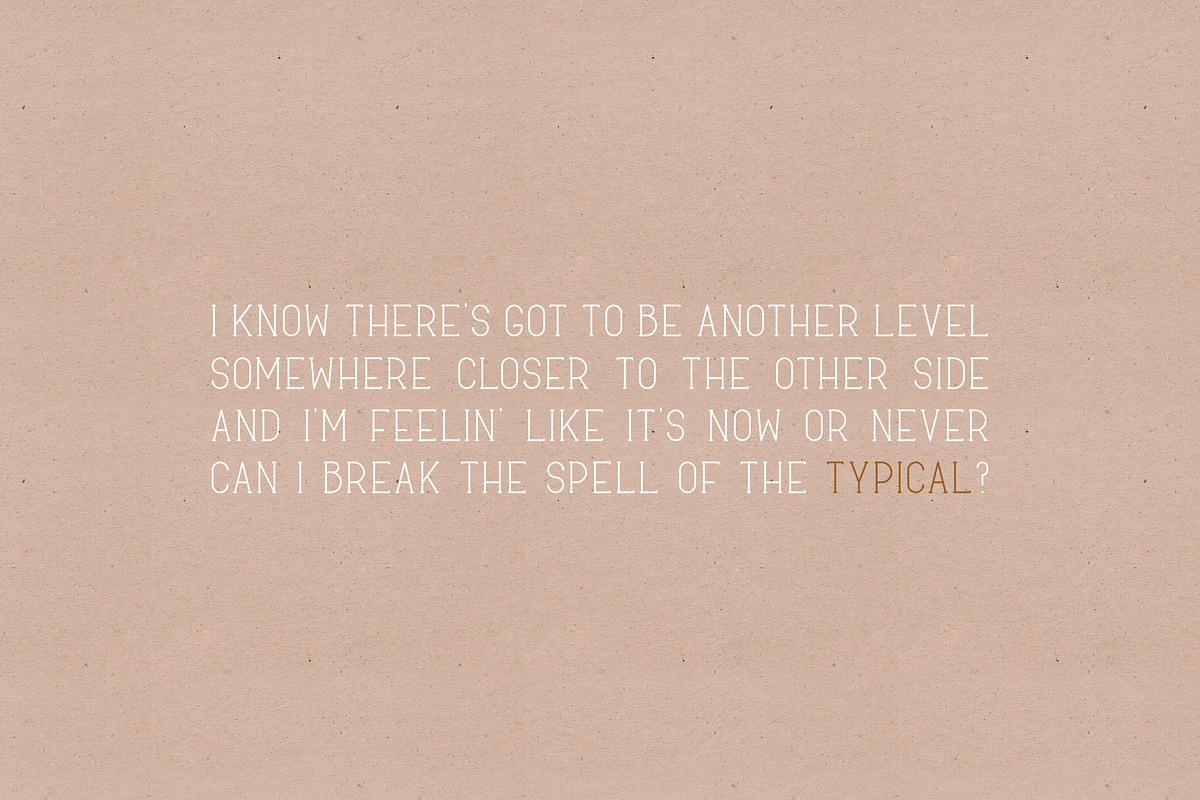 Typical All Caps Display Serif preview 7