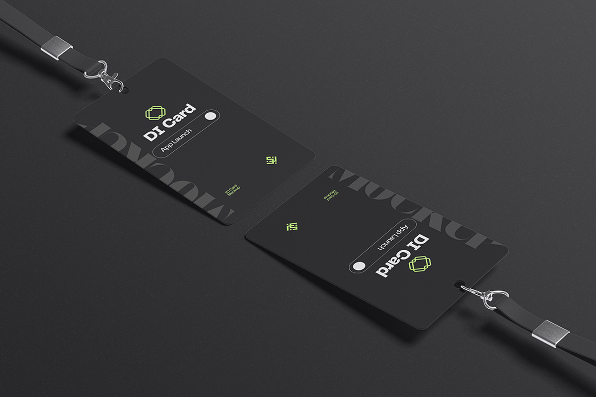 ID Card Mockup, an Advertising Mockup by Pikachudesign (Photo 4 of 5)