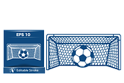 Dynamic Soccer Goal Vector Design, a Sport Illustration by CarWrap design (Thumbnail 3 of 3)