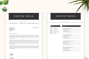 Creative Resume CV Template - ZN