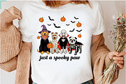 Dog Halloween Just a Spooky Paw Png, an Illustration by Dream Creation (Thumbnail 2 of 5)