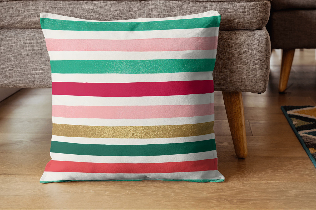 120 Christmas Stripes, a Pattern Graphic by Pattern Whimsy (Photo 8 of 9)
