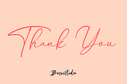 Celistino Handwritten Font, a Script Font by Basnistudio (Thumbnail 10 of 10)
