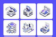 70 AI Isometric illustrations, a Technology Illustration by Vectors Market (Thumbnail 9 of 11)