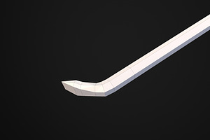 Low Poly Long Crowbar