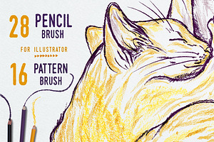 Illustrator Pencil Brushes
