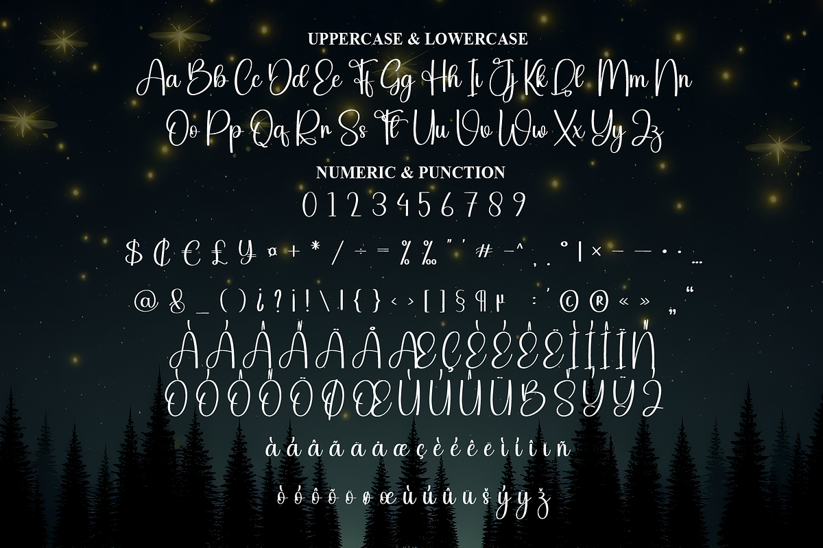Starnight | Script Font, a Handwritten Font by Scratchones (Photo 7 of 9)
