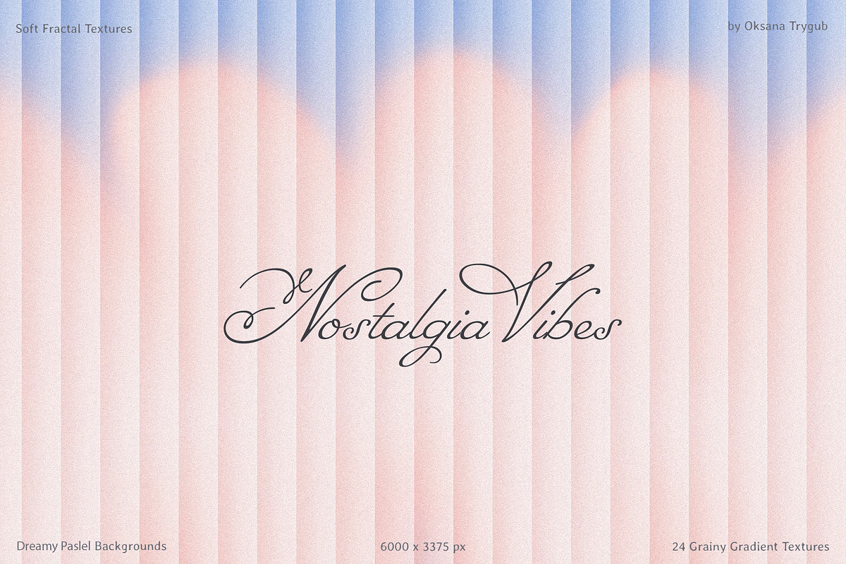 Pastel Fractal Glass Gradients Pack, a Texture Graphic by Oksana Trygub (Photo 10 of 15)