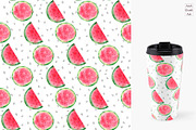 Watermelon watercolor clipart., an Illustration by AnaGuziiArt (Thumbnail 6 of 14)