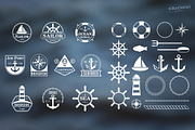 Sea Marine Badges Logos, a Branding & Logo Template by Krukowski Graphics (Thumbnail 4 of 5)