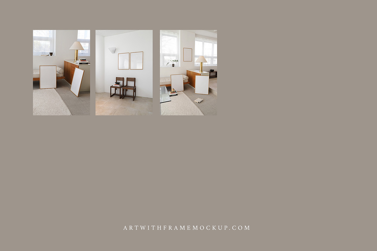 51 Frame Mockups - Vintage Furniture, a Product Mockup by ArtwithFrame (Photo 49 of 50)