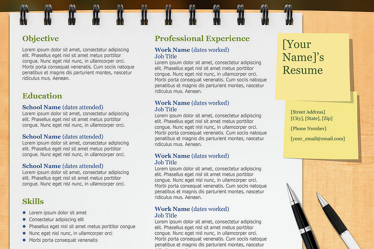 At the Office Template Resume, a Resume Template by Orange Resume