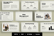Risk Management Business PowerPoint, a Presentation Template by BumbleGraph Studio (Thumbnail 1 of 3)