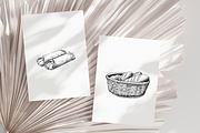 ITALIAN DINNER DOODLE CLIPART PACK, a Food Illustration by Daring Digies (Thumbnail 6 of 7)