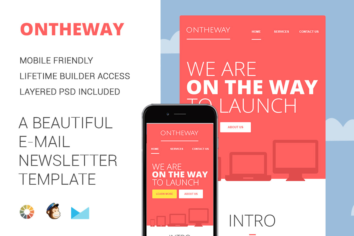 On the way-Email Newsletter Template, an Email Template by ZippyPixels (Photo 1 of 4)