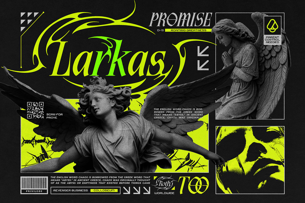 Katalis Seraph Typeface, a Blackletter Font by alit design (Photo 4 of 20)