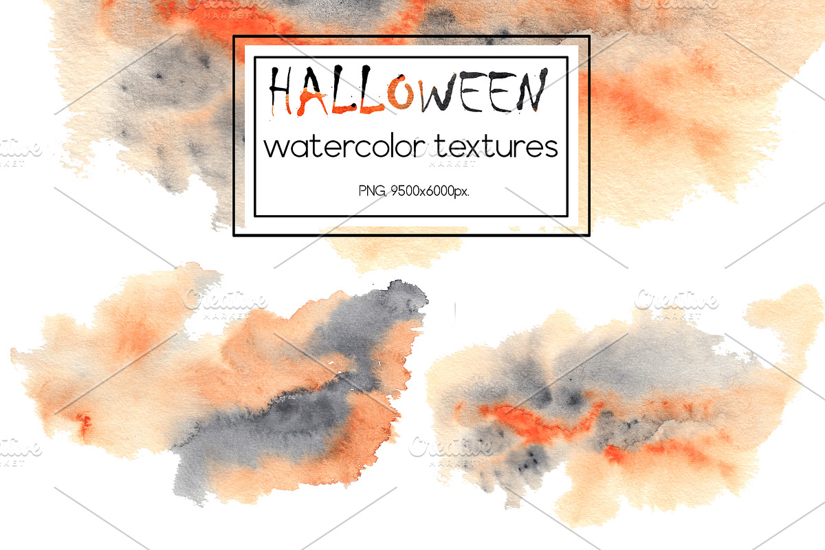 Halloween party. Watercolor set, an Object Graphic by Ana-Sakuta (Photo 13 of 14)