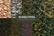 240 Camouflage Patterns Bundle, a Pattern Graphic by 3Y_Design (Thumbnail 6 of 26)