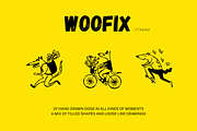 WOOFIX: 37 Vector Dogs, an Animal Illustration by Veyla (Thumbnail 3 of 9)