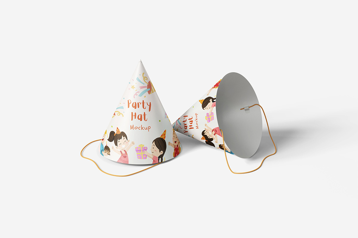 Party Hat Mockup, a Product Mockup by MrLetters (Photo 2 of 5)