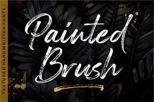 Painted Brush Fonts + Update, a Script Font by 50Fox