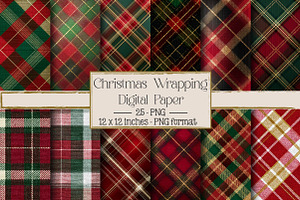 Christmas Wrapping Paper, a Texture Illustration by DreamPrint404