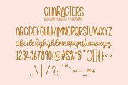 Biscuits & Tea charming script font, a Font by Amber Nest Design (Thumbnail 7 of 8)