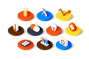 Isometric icons - Science, Medicine, an Icon by sidmaydesign (Thumbnail 3 of 3)
