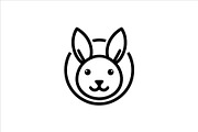 Rabbit Outline Logo Set, a Branding & Logo Template by Vectorium Studio (Thumbnail 4 of 5)
