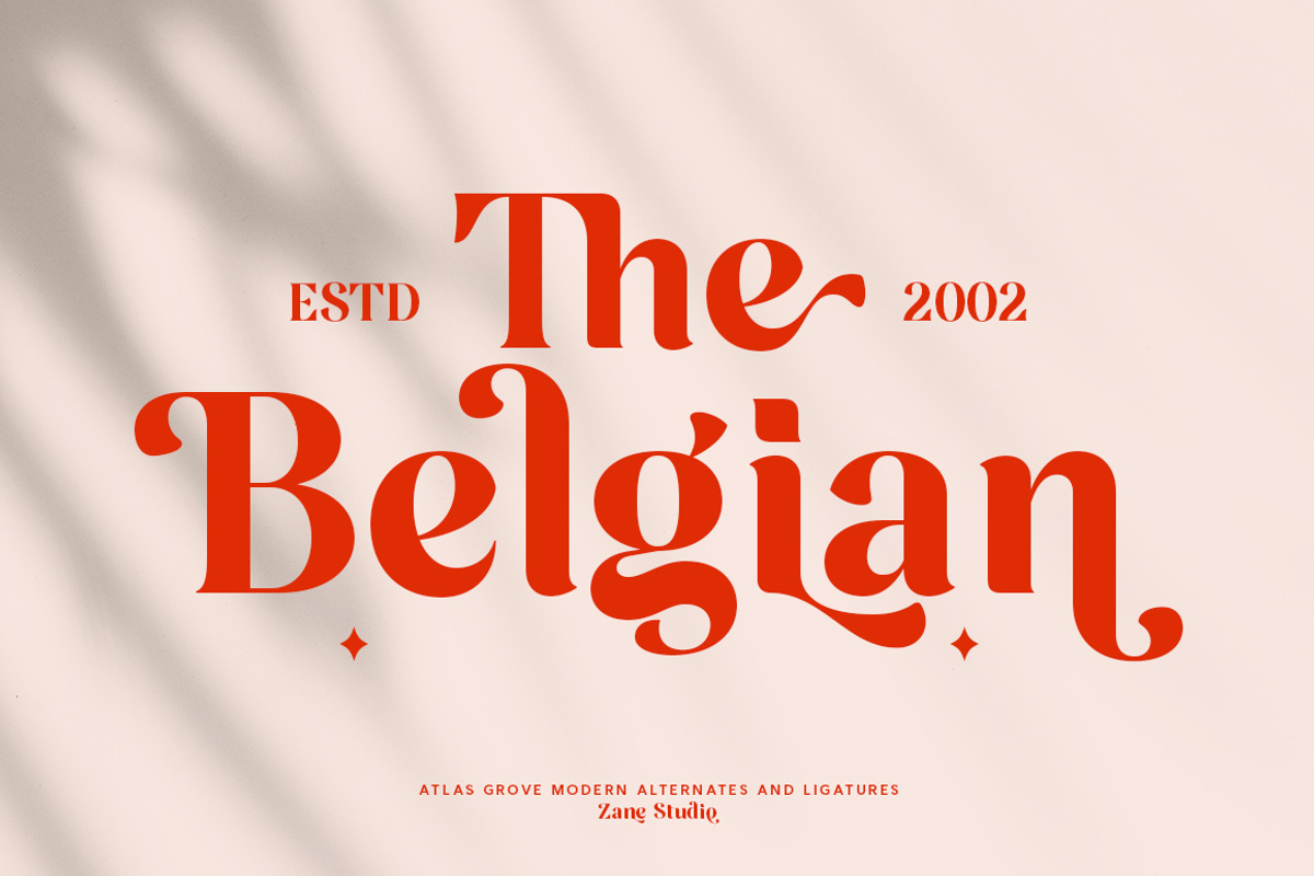 Atlas Grove-Alternates and Ligatures, a Serif Font by Zane Studio (Photo 15 of 22)