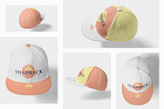 Snapback Mockups, a Hat Mockup by GfxFoundry (Thumbnail 2 of 7)
