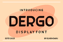 Dergo - Modern Sans Serif Font