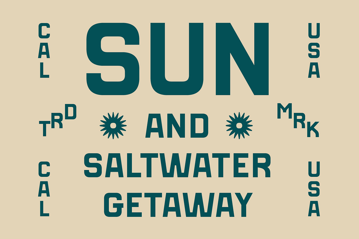 SFC Rimowa, a Sans Serif Font by Skilline Supply Co. (Photo 4 of 7)