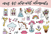 Big Love Graphics Set, a Decorative Illustration by Anna Krestiannykova (Thumbnail 2 of 12)