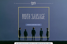 Moth Sausage Album Display Font