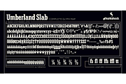 Umberland Slab, a Slab Serif Font by Sharkshock (Thumbnail 2 of 7)
