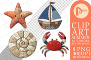 Summer Patchwork Sublimation, a Seasonal Illustration by Artnoy (Thumbnail 8 of 18)