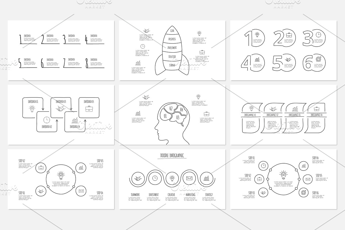 Doodle Presentation Template, a Presentation Template by Abert (Photo 11 of 12)