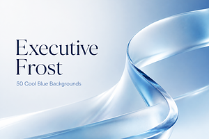 Executive Frost - Blue Backgrounds, a Background Graphic by MarisoArt