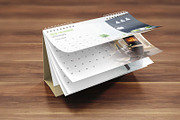 Realistic Desk Calendar Mock ups, a Mockup by Vectogravic Design (Thumbnail 1 of 5)